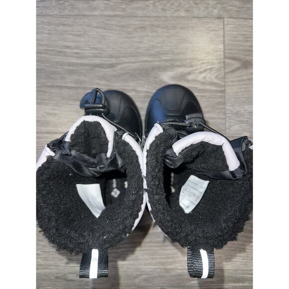 Members Mark Kids Sz. 9/10 Black Waterproof Insulated Snow Winter Boots Unisex - Picture 3 of 8